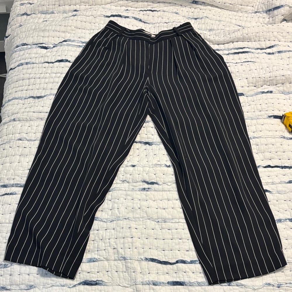 Babaton Black Striped Pants